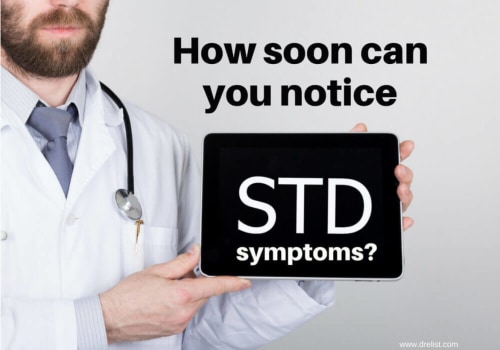 Do std symptoms show up immediately?
